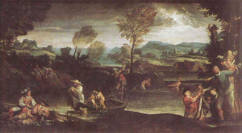 Annibale Carracci Der Fischfang oil painting picture